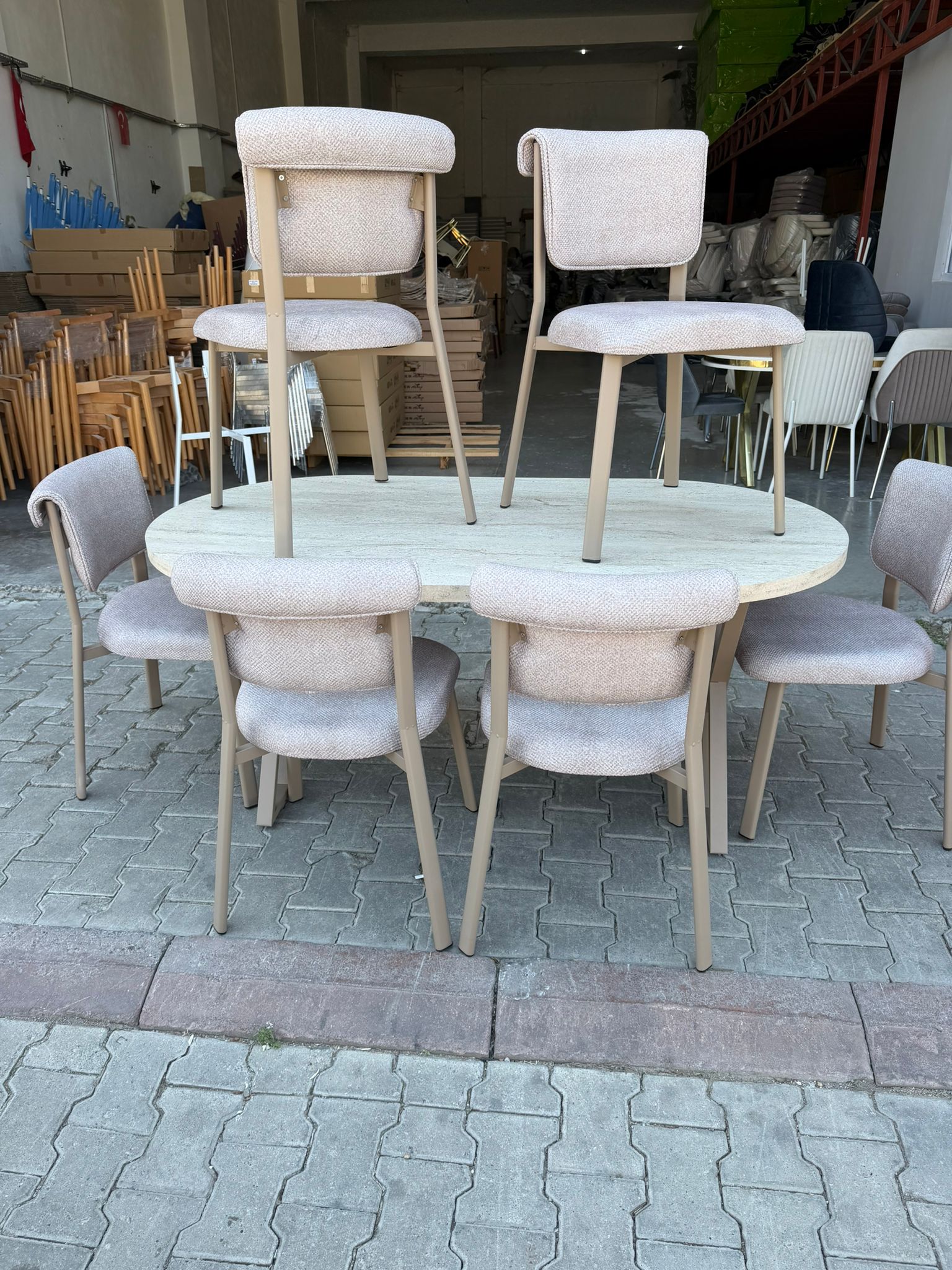 MDF TABLE CHAIR SET