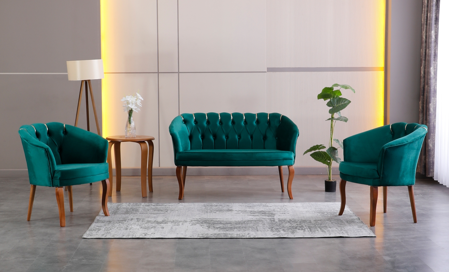 VALERIA TEA SOFA SET